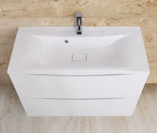 Тумба под раковину BelBagno напольная 70x85см Bianco Lucido MARINO-700-2C-PIA-BL-P